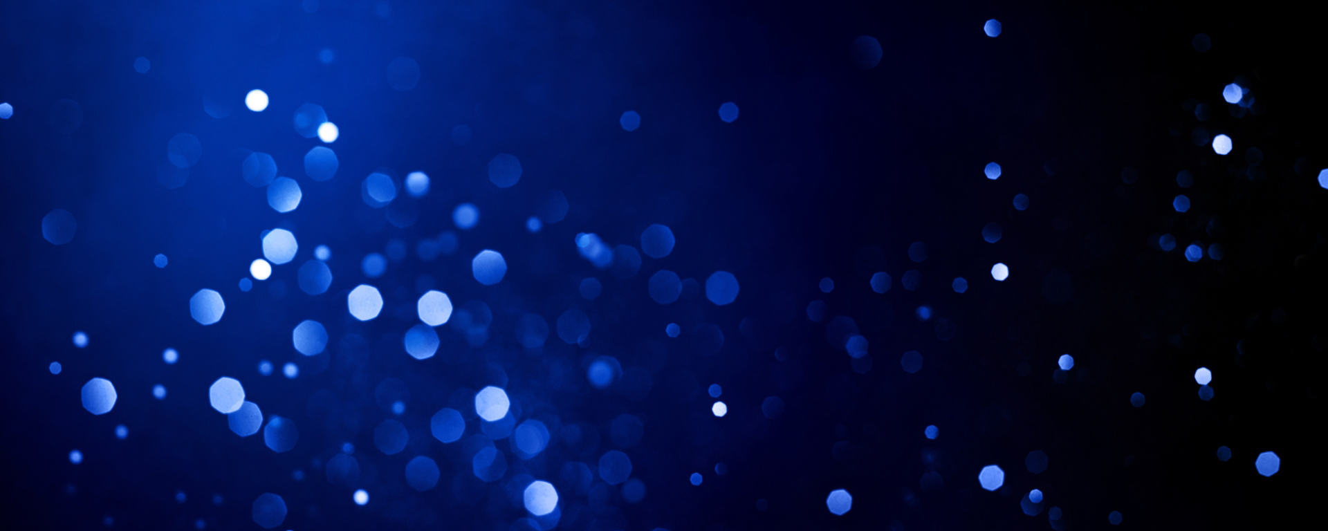 Abstract image with a blue background and polka dots